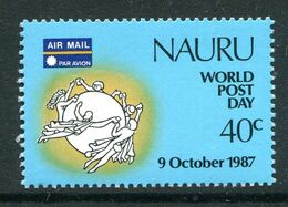 Nauru 1987 World Post Day MNH (SG 353) - Nauru