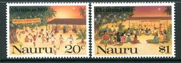 Nauru 1987 Christmas Set MNH (SG 356-357) - Nauru