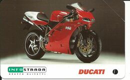 Italia, Infostrada Sponsor Ufficiale, Ducati Corse Sette Volte Campione Del Mondo SBK, Valore Nominale 5.000 Lire. - Öff. Gedenkausgaben