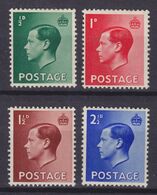 Great Britain 1936 Mi. 193-96 King König Edward VIII. Complete Set, MH* - Nuovi