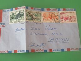 A O F Lettre  Du  24 Avril 1957 De Dakar ( Sénégal ) Pour Bayon 54 - Storia Postale