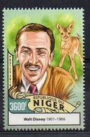 Walt Disney (Commemoration Of 50 Years Of The Death Of Walt Disney) - Stamp - MNH (Niger 2016) (1W0919) - Ohne Zuordnung