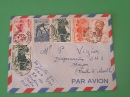 A O F Lettre  Du  16 07  1957 De Dakar ( Sénégal ) Pour Bayon 54 - Storia Postale