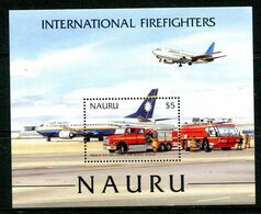 Nauru 2002 International Firefighters MS MNH (SG MS555) - Nauru