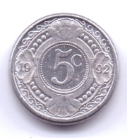 NETHERLAND ANTILLAS 1992: 5 Cent, KM 33 - Antille Olandesi