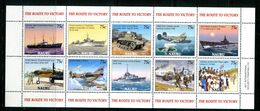 Nauru 2005 60th Anniversary Of The End Of World War II Sheetlet MNH (SG 590-599) - Nauru