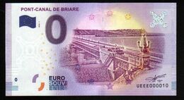 France - Billet Touristique 0 Euro 2018 N°000010 - PONT-CANAL DE BRIARE - Private Proofs / Unofficial