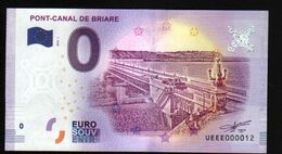 France - Billet Touristique 0 Euro 2018 N°000012 - PONT-CANAL DE BRIARE - Essais Privés / Non-officiels