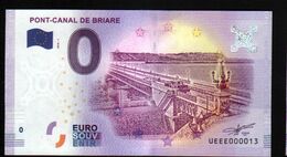 France - Billet Touristique 0 Euro 2018 N°000013 - PONT-CANAL DE BRIARE - Essais Privés / Non-officiels