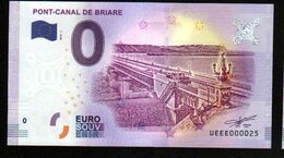 France - Billet Touristique 0 Euro 2018 N°000025 - PONT-CANAL DE BRIARE - Private Proofs / Unofficial