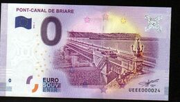 France - Billet Touristique 0 Euro 2018 N°000024 - PONT-CANAL DE BRIARE - Essais Privés / Non-officiels