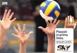 [MD5323] CPM - SKY - PIAZZATI IN PRIMA FILA - VOLLEY MASCHILE - PROMOCARD 4755 - PERFETTA - Non Viaggiata - Volleybal