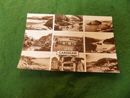 VINTAGE UK WALES: CARDIGANSHIRE Cardigan Multiview Sepia Valentines - Cardiganshire