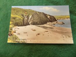 VINTAGE UK WALES: CARDIGANSHIRE Tresaith Beach And Carreg Y Ddafad Tint 1963 - Cardiganshire