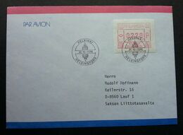 Finland FINLANDIA 88 1986 ATM (Frama Label FDC) *addressed - Covers & Documents