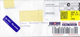 Canada Air Mail Par Avion & Registered Recommandé Labels TORONTO 2020 Cover Lettre BRØNDBY STRAND Denmark - Brieven En Documenten