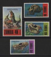 Zambie - N°93 à 96 - Faune - Prehistoire - Cote 8.50€ - * Neufs Avec Trace De Charniere - Zambia (1965-...)
