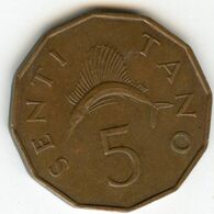 Tanzanie Tanzania 5 Senti 1972 KM 1 - Tanzania