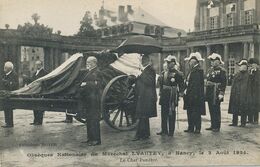 Obseques Nationales Du Marechal Lyautey Nancy 2/8/1934 Char Funebre . Corbillard - Funeral