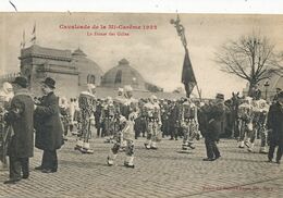 Cavalcade De La Mi Careme à Nancy 1922 . La Danse Des Gilles , Mons ? Frameries ? Lancer D' Oranges - Manifestations