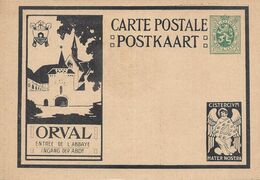 Belgique Carte Postale Entier Postal Neuf, Thème Bière, Beer, Bier. Orval Entrée De L'abbaye - Bier