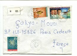 SENEGAL Dakar Ponty 1981 - Affr. Sur Lettre Recommandée Par Avion - MERMOZ Traversée Aéropostale - Senegal (1960-...)