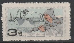 North Korea Corée Du Nord 2006 Mi. 5025 OVERPRINT Faune Marine Fauna Fishing Pêche Fischerei Fischfang MNH** RARE - Peces
