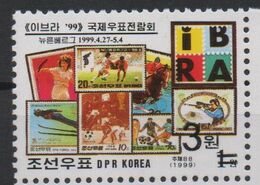 North Korea Corée Du Nord 2006 Mi. 5068 Surchargé OVERPRINT IBRA Nürnberg 1999 Stamp On Stamp Timbre Sur Timbre - Esposizioni Filateliche