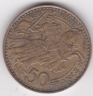 MONACO. 50 FRANCS 1950. RAINIER III - 1949-1956 Old Francs