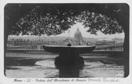 9156 "ROMA-VEDUTA DALL'ACCADEMIA DI FRANCIA" - CARTOLINA POSTALE  ORIGINALE SPEDITA 1931 - Panoramic Views