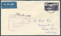 1932 New Zealand Pilot Signed First Flight Cover Okuru -Hokitika. - Airmail