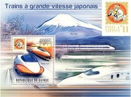 Guinea 2011, Japanese Speed Trains, Vulcan, Philanippon 2001, BF - Volcanos