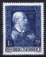 Austria Autriche Österreich 1948: William Unger (1837-1932) Michel-No. 883** Postfrisch MNH (Michel 7.00 Euro) - Grabados