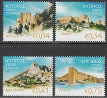 Cyprus 2015, Historical Forts, MNH Stamps Set - Nuevos