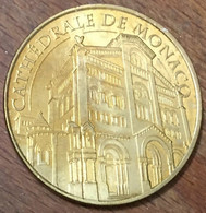 98 CATHÉDRALE DE MONACO MDP 2012 MÉDAILLE SOUVENIR MONNAIE DE PARIS JETON TOURISTIQUE MEDALS COINS TOKENS - 2012