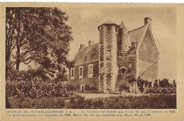 37 - Château De Plessis-lèz-Tours : Ce Château Fut Fortifié Par Louis XI... - éd. A. Breger (non Circ.) - [La Riche] - La Riche