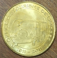 87 LIMOGES OFFICE DU TOURISME TRAIN LOCOMOTIVE MDP 2011 MÉDAILLE MONNAIE DE PARIS JETON TOURISTIQUE MEDALS COINS TOKENS - 2011