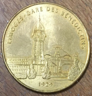 87 LIMOGES GARE DES BÉNÉDICTINS SNCF TRAIN LOCOMOTIVE MDP 2007 MÉDAILLE MONNAIE DE PARIS JETON MEDALS COINS TOKENS - 2007