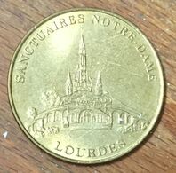 65 LOURDES SANCTUAIRES NOTRE-DAME MDP 1999 MÉDAILLE SOUVENIR MONNAIE DE PARIS JETON TOURISTIQUE MEDALS COINS TOKENS - Undated