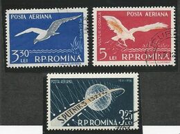 ROMANIA -SPUTNIK III; BLACK HEADED GULL; SEA EAGLE - Otros & Sin Clasificación