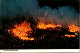 Hawaii Volcanoes National Park Halemaumau Erupting 5 November 1967 - Hawaï