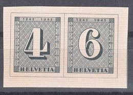 Switzerland 1943 Stamps From Block 8 Mi#417,418 Pair, Mint Never Hinged - Neufs