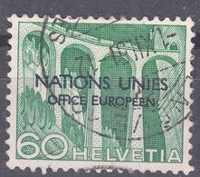 Switzerland 1950 Official, Nations Unies Office European Mi#10 Used - Dienstmarken
