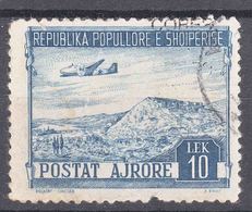 Albania 1950 Airmail Mi#493 Used - Albanien