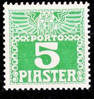 Austria Levant Porto 1908 Mi#11 Y, Mint Hinged - Neufs