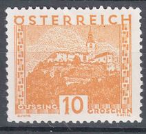 Austria 1929, Big Landscapes Mi#498 Mint Hinged - Ongebruikt