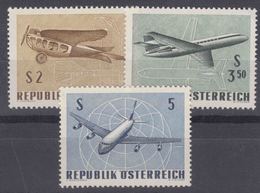 Austria 1968 Airmail Mi#1262-1264 Mint Never Hinged - Unused Stamps