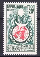 Togo 1958 UN Yvert#275 Mint Hinged - Ongebruikt