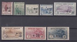 France Orphelins 1922 Yvert#162-169 Mint Hinged (avec Charniere) - Unused Stamps