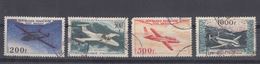 France 1954, 1959 Poste Aerienne Yvert#31-33, 35 - Used Stamps
